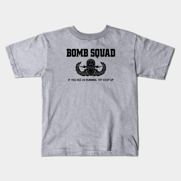 Mod.8 Bomb Squad Deadly Disposal Explosive Kids T-Shirt by parashop